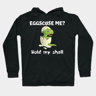 Baby T-rex egg hatching Hoodie